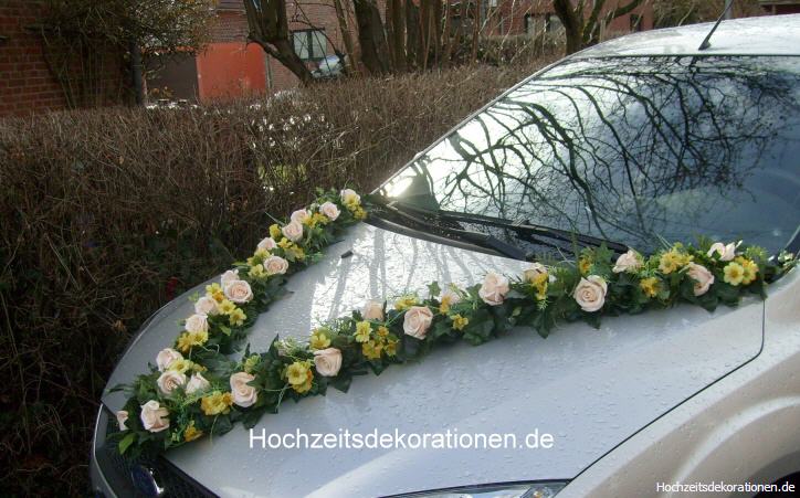 Autoschmuck V-Girlande wuschig verspielt