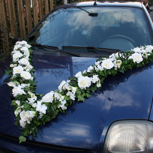 Autoschmuck V-Girlande Callas Pur extra