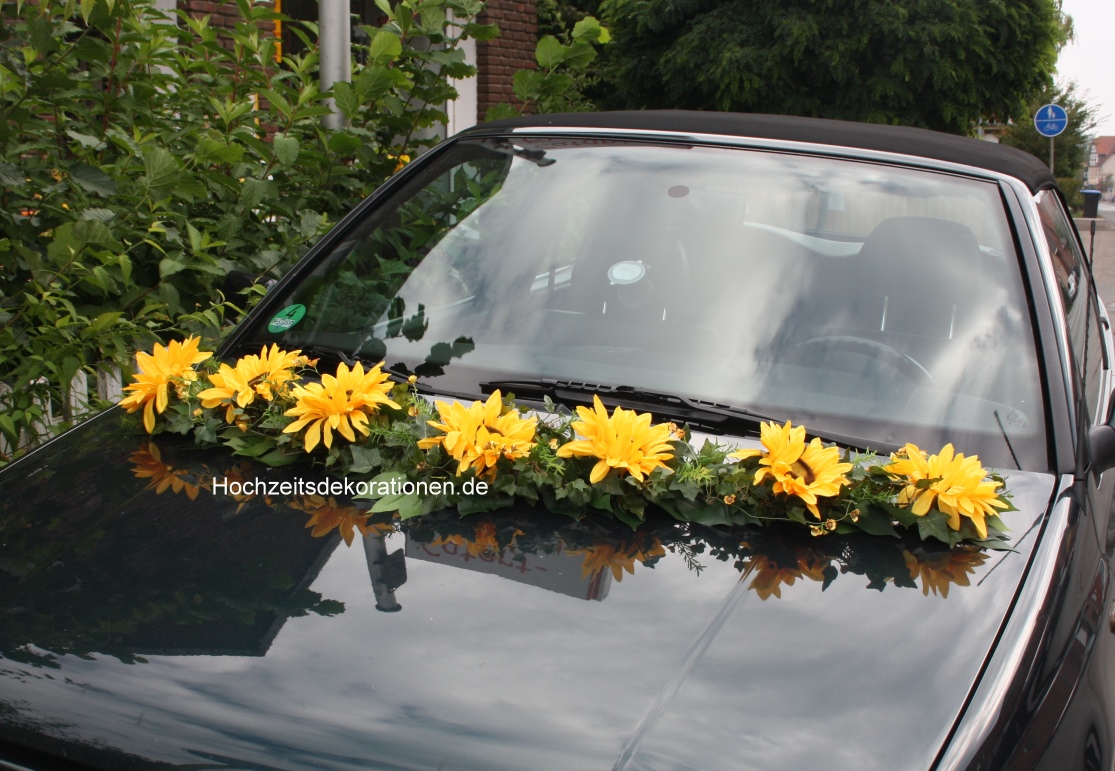 SANDINI Autoblume / Autovase + Blume aus Kunstseide - GROSSE AUSWAHL - Auto  Deko